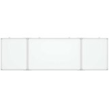  Magnetna bijela ploča sklopiva 160 x 60 x 1,7 cm aluminijska | shoptok.hr