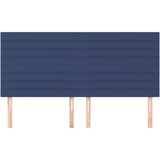  Uzglavlje plavo 160x5x118/128 cm tkanina | Eponuda.com
