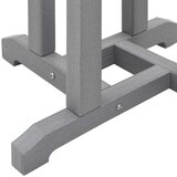  Set bar stolova za vrt 3 pcs Svijetlo siva HDPE | shoptok.hr