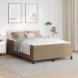  Posteljni okvir z vzmetnico Kapučino 160 x 200 cm Umetna koža | Shoptok.si