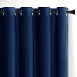 Restilo Temno modra žametna zavesa za delno zatemnitev 140x270 cm Eyelets – | Shoptok.si