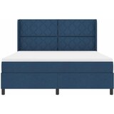  Krevet s opruga kutije s jastukom Plava 200 x 180 cm tkanina | shoptok.hr