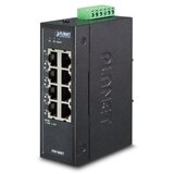 Planet industrial 8-Port (8x100Mbps RJ45) compact ethernet switch (-40~75 degrees c), unmanaged Cijene