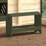 vidaXL Krmilna posoda za kokoši Oljčno zelena 81 x 32 x 53,5 cm | Shoptok.si