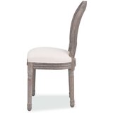  Jedilni stoli 6 kosov krem blago | Shoptok.si