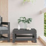  Vrtni stolček za noge siva trdna borovina | Shoptok.si