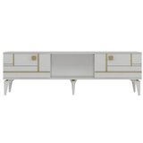 Hanah home TV polica Madera White Gold