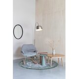 White Label Kovinska okrogla stranska mizica ø 34,5 cm Ringar – | Shoptok.si