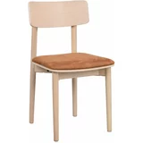 Rowico Jedilni stoli v kompletu 2 ks iz umetnega usnja v konjak rjavi barvi/v naravni barvi Wolcott –