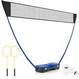  Prijenosna mreža za badminton s reketa, stalak za badminton, plava/crna | shoptok.hr