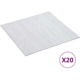  Samoljepljive Pločice za Pod 30,5 x 30,5 cm 20 pcs PVC Bijela | shoptok.hr