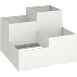  Vrtna saksija Bijelo 80 x 80 x 60 cm Čelik | shoptok.hr