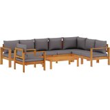  6-dijelna set vrtnih sofa s jastucima masivno bagremovo drvo | shoptok.hr