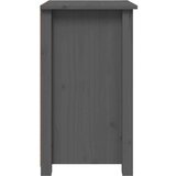  Nočna omarica siva 40x35x61,5 cm trdna borovina, (20602355) | Shoptok.si