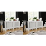  Pokrovi za radijator 2 kom bijeli mdf 172 cm Cijene