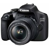 Canon EOS 2000D DSLR fotoaparat 24,1 MP sa 18–55mm objektivom | Eponuda.com