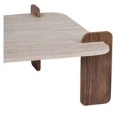 Hanah home Sto za dnevnu sobu Marais Travertine Venezia Walnut | Eponuda.com