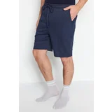 Trendyol Pajama Set - Navy blue - Geometric pattern