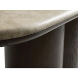 Unique Furniture Pomoćni stol s mramornom pločom u tamnoj prirodnoj boji 38x120 cm Piazze &amp;ndash; Slike