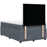  box spring s madracem tamnosivi 120 x 190 cm baršun | shoptok.hr