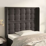  Uzglavlje s ušima tamnosivi 93x16x118/128 cm baršunasti Cijene