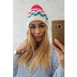 Kesi Women's cap Laila K283 white+fuchsia Cene