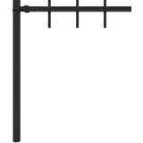  Vrh z bodicami Črna 200 x 150 cm Prašno lakirano jeklo, (5000157985) | Shoptok.si