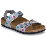 Birkenstock Rio AS Kids BF Elec. Metallic SilverDots Srebrna Cijene