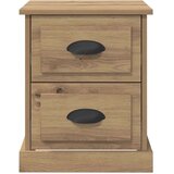 vidaXL Nočna omarica artisan hrast 39 x 39 x 47.5 cm Konstruiran les | Shoptok.si