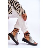 Zazoo Leather Wedge Sandals Nicole | Shoptok.si