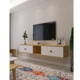 Hanah home tv polica zuzu 150 sapphire oak white Cene