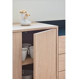 Teulat Svjetlosmeđe-plava komoda Valley, širina 150 cm | shoptok.hr