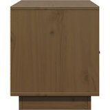TV ormarić smeđa boja meda 80 x 34 x 40 cm od masivne borovine | shoptok.hr