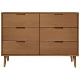 vidaXL Ladičar MOLDE smeđi 113 x 40 x 80 cm od masivne borovine | shoptok.hr