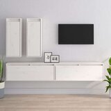 TV ormarići 4 kom bijeli od masivne borovine Cijene