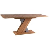  Stol EXEL - lamelirana ploča - tamni hrast/antracit | shoptok.hr