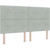 Box Spring Krevet s Madracem &amp Klupom Svijetlosiva 180x200 cm Baršun | shoptok.hr