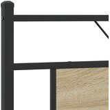  Metalni okvir kreveta bez madraca boja hrasta sonome 183x213 cm | shoptok.hr