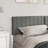  Tapecirani uzglavlje s uzglavljem Bijela i svijetlo siva 180 cm | shoptok.hr