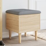 vidaXL Klop za shranjevanje sonoma hrast 42x42x46 cm inženirski les Cene