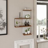 Hanah home cambel - walnut walnut wall shelf Cene