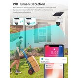 Uniarch LOOSAFE vanjska solarna 4G WiFi nadzorna kamera – Full HD, noćni vid, dvosmjerni zvuk | shoptok.hr