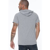 Dewberry T8570 HOODED MEN'S T-SHIRT-GREY | shoptok.hr