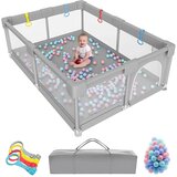  180x120x68cm Ogradica za bebe sa lopticama i rukohvatima | ePonuda.com