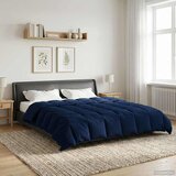  Zimska pokrivača Šonerisan Tamno plava 220 x 260 cm Mikrovlakna | shoptok.hr