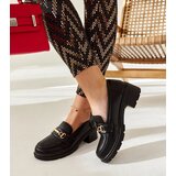 Gemre Black block heel loafers Sherie | shoptok.hr