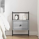  Noćni ormarić zidni boja hrasta 35x30x51 cm konstruirano drvo | shoptok.hr