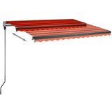  Automatska tenda sa senzorom LED 300x250 cm narančasto-smeđa | shoptok.hr