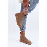 Boto Women's Sports Shoes with Sock Beige Zirila | Shoptok.si