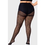 MONA QUEEN Čarape s gaćicama Plus Size Hearts 30 DEN | shoptok.hr
